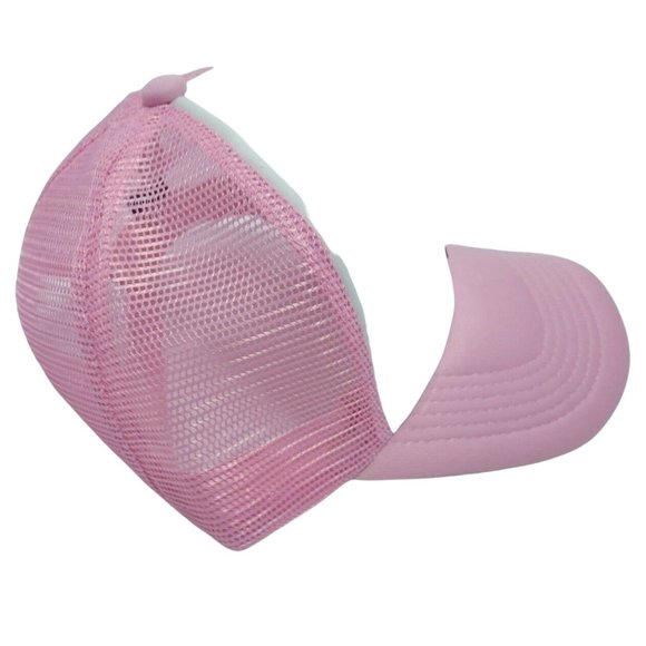 Dream Catcher Hat Meshback Snapback Baseball Hat (Pink) - Picture 5 of 7